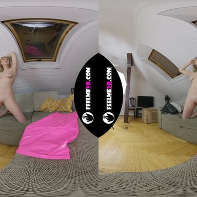Limona Poses In Vr180 Backstage And Shows Her Big Tits And Pussy FeelmeVR vr porn video