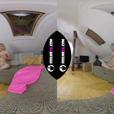 Limona Poses In Vr180 Backstage And Shows Her Big Tits And Pussy FeelmeVR vr porn video