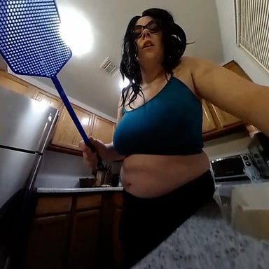 Unaware Giantess Swats and Eats You Jane Judge vr porn video