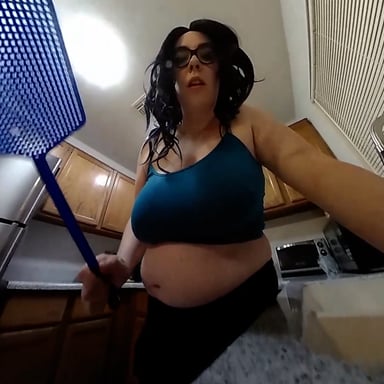 Unaware Giantess Swats and Eats You Jane Judge vr porn video