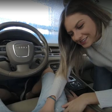Rebecca As A Hitchhiker In A Car Wash PSPorn vr porn video