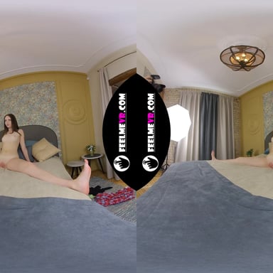 Virtual Reality Backstage Sexy Phoneixa Poses Naked in Photosession FeelmeVR vr porn video