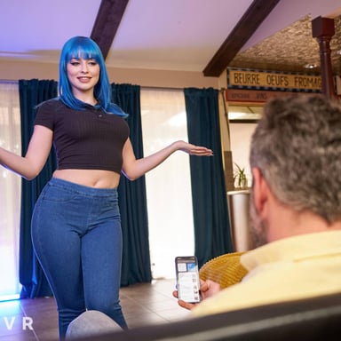 Sloppy Blowjob With Jewelz Blu, And Leana Lovings BlowVR vr porn video