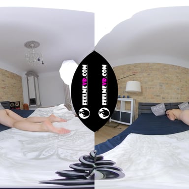 Zhane Sexy Busty Babe Nude Photosession Backstage FeelmeVR vr porn video