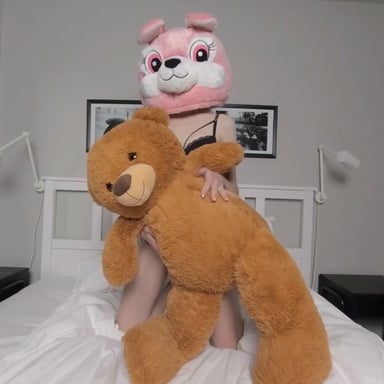 Celestine stripdance and masturbating for teddy PlushTV vr porn video