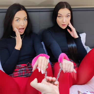 Lady Gang and Zuzu Sweet Part 2 Big Ass Brunettes Wild Foursome with Crazy Cousins