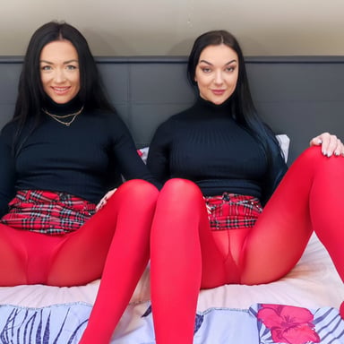 Lady Gang and Zuzu Sweet Part 2 Big Ass Brunettes Wild Foursome with Crazy Cousins