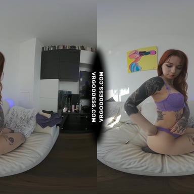 Gorgeous Cheri Masturbates With Fetish Dragon Dildo And Stretches Open Her Pussy With Fisting Toy VRgoddess vr porn video