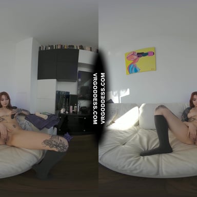 Gorgeous Cheri Masturbates With Fetish Dragon Dildo And Stretches Open Her Pussy With Fisting Toy VRgoddess vr porn video