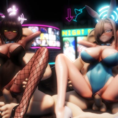 Blue Archive - Club Orgy Lewd FRAGGY vr porn video