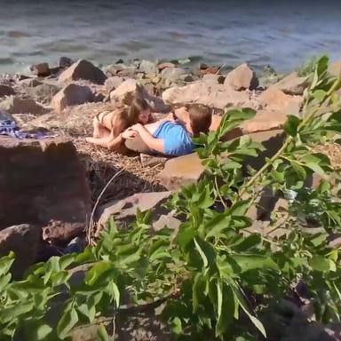 I Was Walking By The Sea And Accidentally Saw My Friends Fucking On The Beach VRXClouds vr porn video