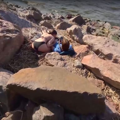 I Was Walking By The Sea And Accidentally Saw My Friends Fucking On The Beach VRXClouds vr porn video