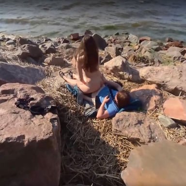 I Was Walking By The Sea And Accidentally Saw My Friends Fucking On The Beach VRXClouds vr porn video