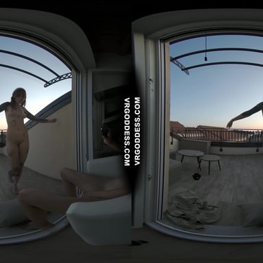 Private Sunset Vacation Dancing And Pussy Licking Miss Pussycat With Cherri VRgoddess vr porn video