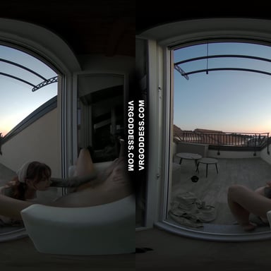Private Sunset Vacation Dancing And Pussy Licking Miss Pussycat With Cherri VRgoddess vr porn video