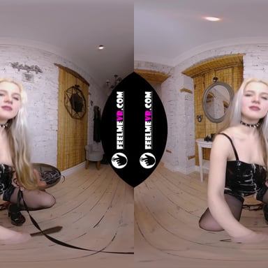 VR180xxx Blonde Tough Lady Miturasu With Whip And Fake Dick FeelmeVR vr porn video