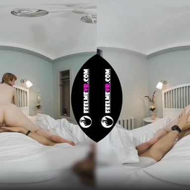VR180 Lilly Mays Shows How She Makes Blowjob And Rides On The Cock FeelmeVR vr porn video