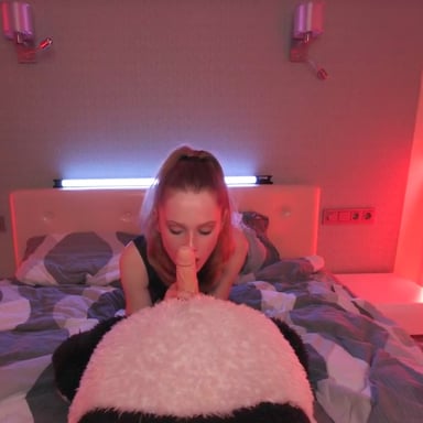 First Time Riding Strapon Dildo and Finishing with Vibrator 1 Plushies TV vr porn video