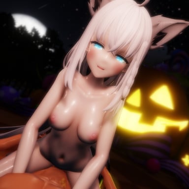 Hololive - Fubuki Halloween Riding Lewd FRAGGY vr porn video