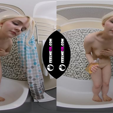 Coroline Masturbates In Shower With Pink Vibrator 3D 180VR FeelmeVR vr porn video