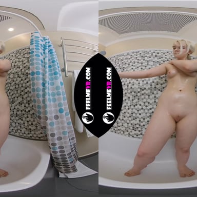 Coroline Masturbates In Shower With Pink Vibrator 3D 180VR FeelmeVR vr porn video
