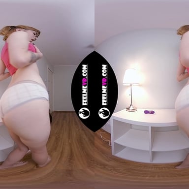 VR Porn Video Lilly Mays Like A Young Student Masturbates FeelmeVR vr porn video