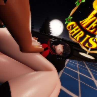 Blue Archive - Special Xmas Eve for Justice Mob Chan Lewd FRAGGY vr porn video