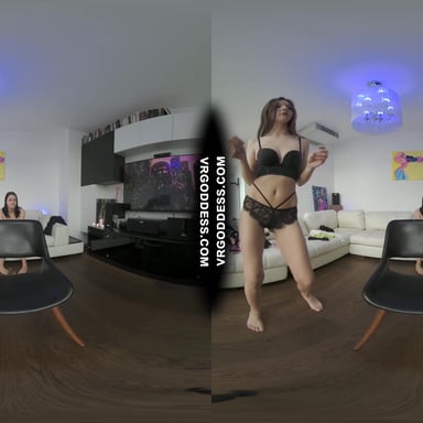 Hot Teen Striptease Rosalina With Rebeka Ruby Pussy Licking And Dildo VRgoddess vr porn video
