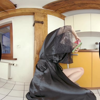Miturasu Watches Porn And Masturbates With A Black Vibrator FeelmeVR vr porn video