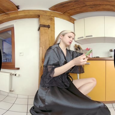 Miturasu Watches Porn And Masturbates With A Black Vibrator FeelmeVR vr porn video
