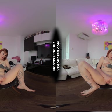 Tattoo Goddess Striptease Cosplay Finger Blasting Her Hairy Milf Brilla VRgoddess vr porn video