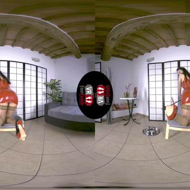 Piss And Foot Tease With A Kinky Dominant Brunette Lilian VRFootFetish vr porn video