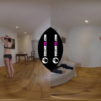 Voodoo Thin Shopgirl Pretty Teenager Casting VR180 Backstage FeelmeVR vr porn video