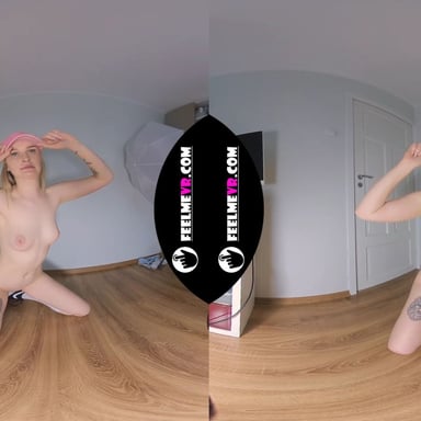 VR180 Nude Photo Session Backstage With Teenager Model Sofia FeelmeVR vr porn video