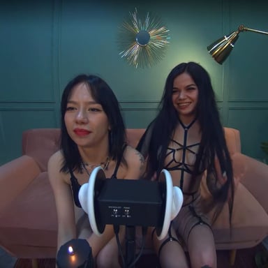 Vortex Project ASMR. Two Girls Will Take Care Of Your Ears Dreamcam vr porn video