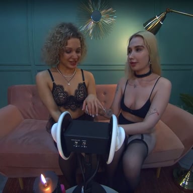 Vortex Project: ASMR. Two Girls Will Purr in Your Ears porn