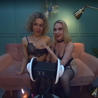 Vortex Project ASMR. Two Girls Will Purr in Your Ears Dreamcam vr porn video
