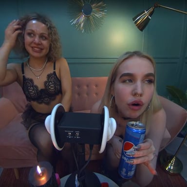 Vortex Project ASMR. Two Girls Will Purr in Your Ears Dreamcam vr porn video