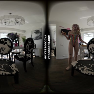 Fresh 18yo Blonde Alice Stuffing Her Tight Pussy With Bananas And Fingers Dvp Dpp Gaping VRgoddess vr porn video