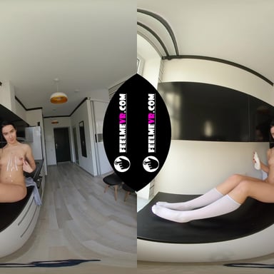 Natasha Says Good Morning Darling Plays With Her Naked Body 180VR FeelmeVR vr porn video