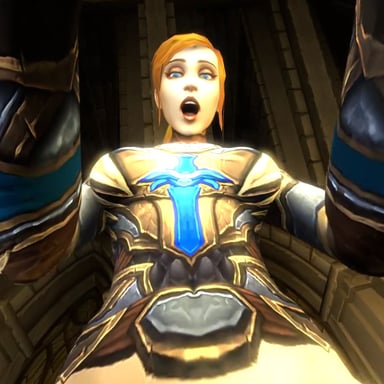 [Trans] WoW Paladin throatfucks you