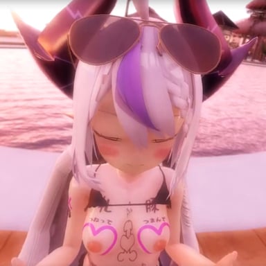 Hololive - Darkness La + Oily ThighJob (A XXX Parody) xxx