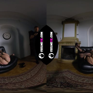 Paula Big Tits Babe Slapping Herself in Old House VR180 Photo Session Backstage FeelmeVR vr porn video