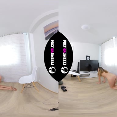 Abril Real Amateur Nude Casting Virtual Reality Backstage FeelmeVR vr porn video