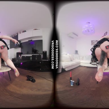 BBW Fetish Model Strawberry Pastel Gives A Sexy Striptease With Cattle Prod And Leather Spanking VRgoddess vr porn video