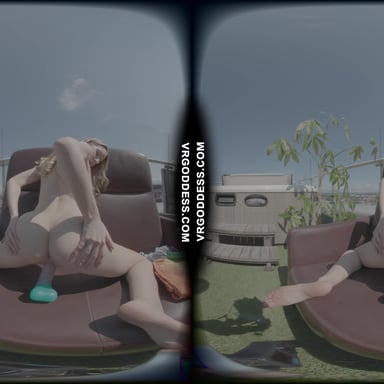 Kitty Kate Enjoying The Sun And Masturbating Outdoors VRgoddess vr porn video