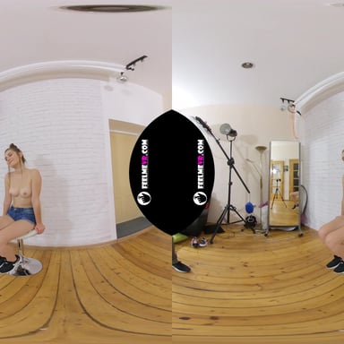Sanija First Nude Virtual Reality 3D Video interview FeelmeVR vr porn video