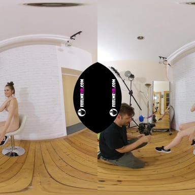 Sanija First Nude Virtual Reality 3D Video interview FeelmeVR vr porn video