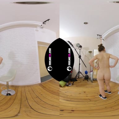 Sanija First Nude Virtual Reality 3D Video interview FeelmeVR vr porn video