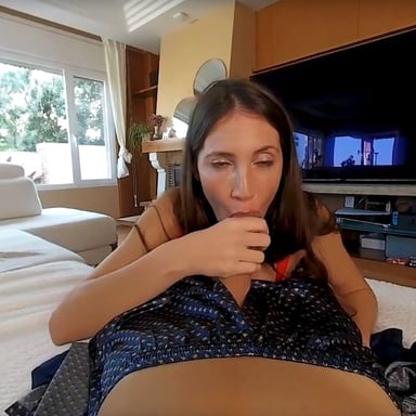 Perfect Wife Rides and Swallows MySweetApple vr porn video